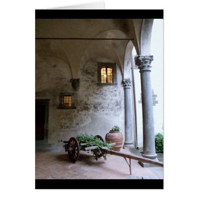 トスカナ式のワイナリー、イタリア (正面)