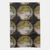 トスカナ式の別荘の台所タオル キッチンタオル (縦)