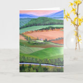 トスカナ式の日曜日の下 カード (黄色い花)