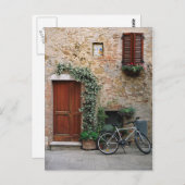 トスカナ式の自転車の郵便はがき ポストカード (正面/裏面)