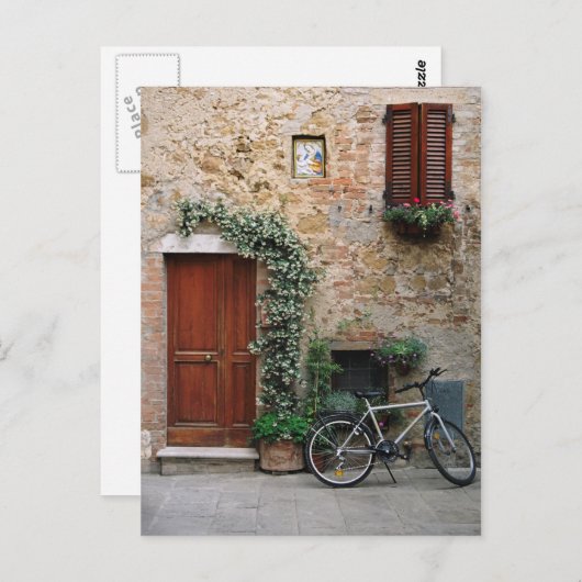 トスカナ式の自転車の郵便はがき ポストカード (正面/裏面)
