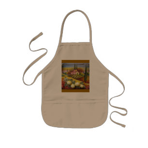 トスカナ式の農場のエプロン 子供用エプロン
