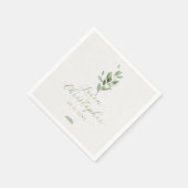 トスカニミニマルオリーブ離れブランチ スタンダードカクテルナプキン (角)