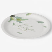 トスカニミニマルオリーブ離れブランチ ペーパープレート (アングル)