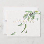 トスカニモダンオ葉ブレイの支店番号 サンキューカード (正面)