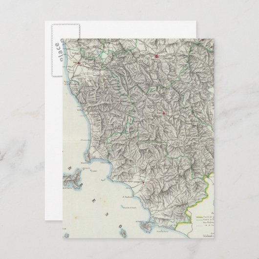 トスカニーイタリアの地域 ポストカード (正面/裏面)