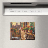 トスカニーイタリアの猫 マグネット (インサイチュ (食洗機))