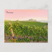 トスカニーイタリスタイリッシュアイタリアンヴィラヴィネヤード ポストカード (正面)