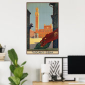 トスカニーシエナ ポスター (ホームオフィス)