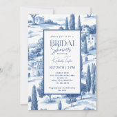 トスカニートイレイタリアイタリアブライダルシャワー 招待状 (正面)