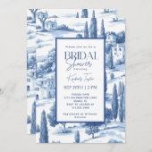 トスカニートイレイタリアイタリアブライダルシャワー 招待状 (正面/裏面)