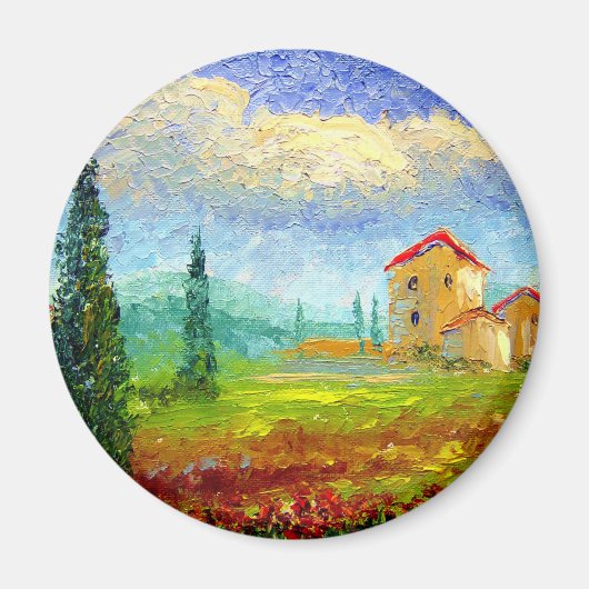 トスカニーポピー マグネット (正面)