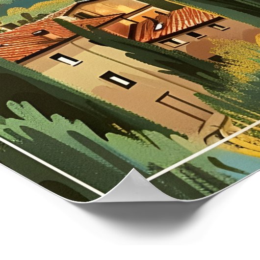 トスカニーヴィンテージ ポスター (角)