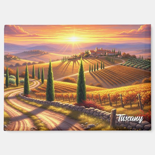 トスカニーヴイタリアンィラ マグネット (正面)