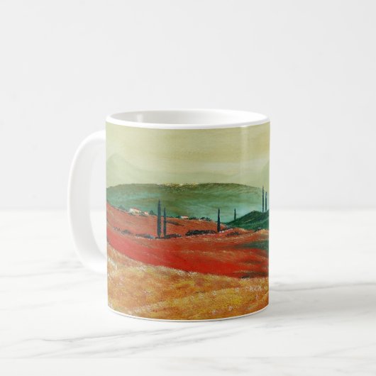 トスカニー コーヒーマグカップ (正面左)