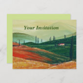 トスカニー 招待状 (正面/裏面)