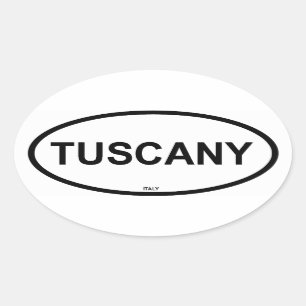 トスカニー 楕円形シール