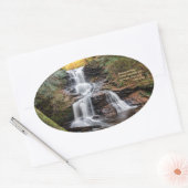 トスカロラ滝 楕円形シール (封筒)