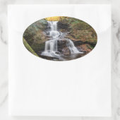 トスカロラ滝 楕円形シール (バッグ)