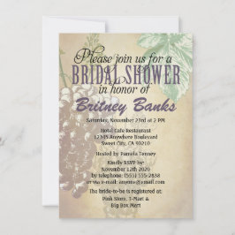 トスカンワイナリーヴィネヤードブライダルシャワー招待状 招待状