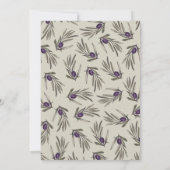 トスカン·オリーブ·ウエディング·インビティ、オリーブ·バッカー 招待状 (裏面)