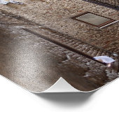 トスカーナで洗濯物を乾燥させるフォトプリント フォトプリント            (角)