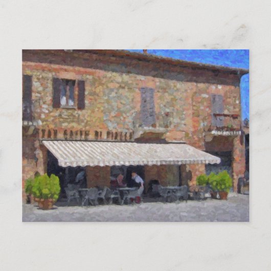 トスカーナのはがき、トリタディシエナ ポストカード (正面)