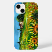トスカーナのひまわりと田舎 Case-Mate iPhoneケース (裏面)
