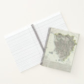 トスカーナのイタリアの地域 ノートブック (内部)
