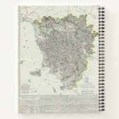 トスカーナのイタリアの地域 ノートブック (裏面)