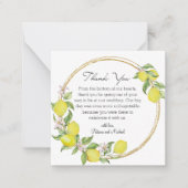 トスカーナのイタリアの水結婚色レ感謝していモンズユー ノートカード (正面)