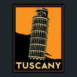 トスカーナのイタリア美術デコのレトロポスター ポスター<br><div class="desc"></div>