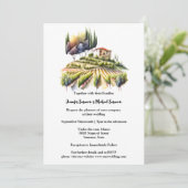 トスカーナのウォーターカラーヴィラトスカーナワイナリーイタリアンヴィノ 招待状 (スタンド正面)