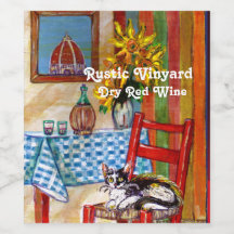 トスカーナのキッチンキャット、ひまわりワイングラス