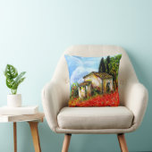 トスカーナのケシ クッション (椅子)