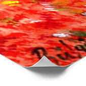 トスカーナのケシ ポスター (角)