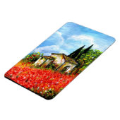 トスカーナのケシ マグネット (左側)