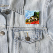 トスカーナのケシ 缶バッジ (インサイチュ)