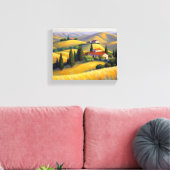 トスカーナのゴールデン・キャンバス印刷 キャンバスプリント (インサイチュ (リビング))