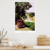 トスカーナのサマーロード ポスター (キッチン)