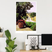 トスカーナのサマーロード ポスター (ホームオフィス)