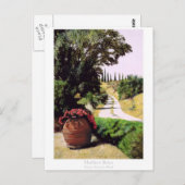 トスカーナのサマーロード ポストカード (正面/裏面)