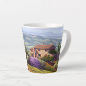 トスカーナのシーン3 カフェラテマグ (右アングル)