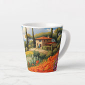 トスカーナのシーン4 カフェラテマグ (右アングル)