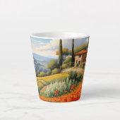 トスカーナのシーン4 カフェラテマグ (正面)