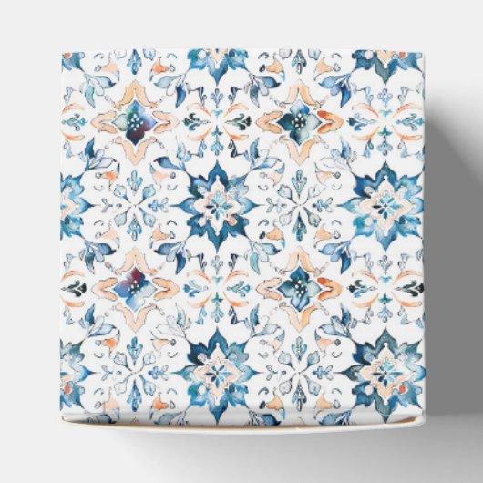 トスカーナのタイルイタリアン赤ちゃんシャワーデザートの好意 フェイバーボックス (上部)