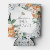 トスカーナのタイルイタリアン赤ちゃんシャワー好きバーウェア 缶クーラー (正面)