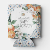 トスカーナのタイルイタリアン赤ちゃんシャワー好きバーウェア 缶クーラー (裏面)