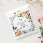 トスカーナのタイル柑橘系ギリシャの赤ちゃんシャワーデザート フェイバーバッグ (封をした状態)