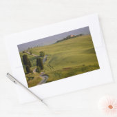 トスカーナのテラピルへの道の長方形ステッカー 長方形シール (封筒)